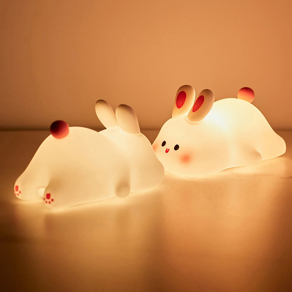 Cute Bunny Silicon Night Light